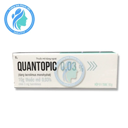 Quantopic 0,03% 10g - Giải pháp điều trị chàm thể tạng