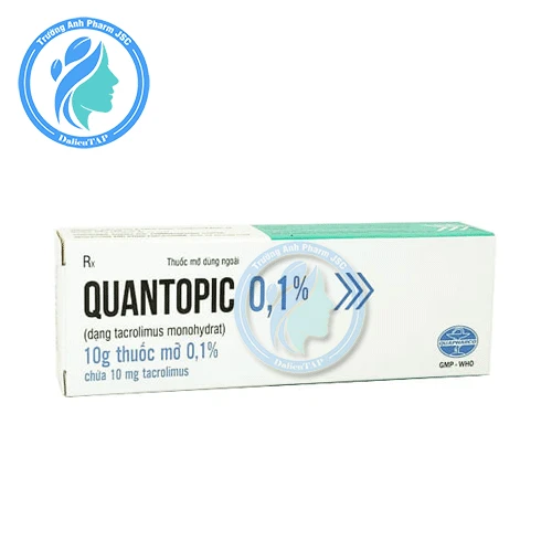 Quantopic 0,1% 10g - Thuốc mỡ trị viêm da dị ứng của Quapharco