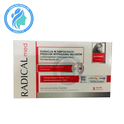 Radical Med for women (ống 5ml) - Giải pháp chống rụng tóc cho nữ