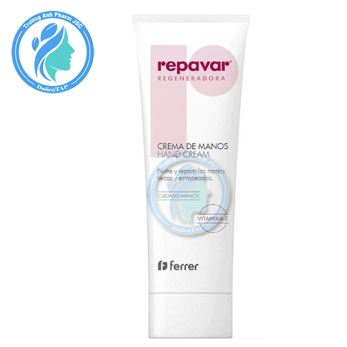 Repavar Regeneradora Hand Cream 75ml - Kem dưỡng làm mềm da tay