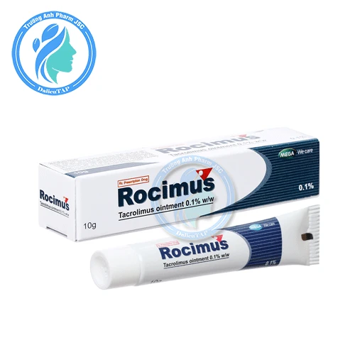 Rocimus 0.1% 10g - Giải pháp trị chàm, viêm da cơ địa hiệu quả