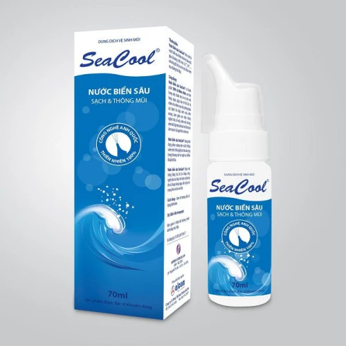 Nước biển sâu Seacool 70ml - Ngăn ngừa viêm mũi do thời tiết