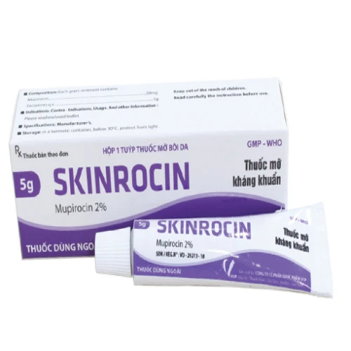 Skinrocin 5g - Thuốc điều trị viêm da nhiễm khuẩn hiệu quả