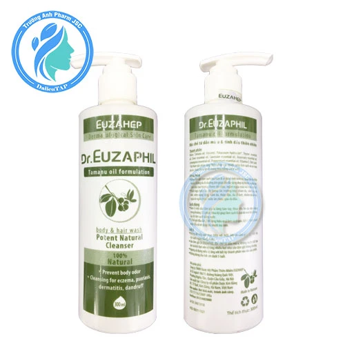 Sữa tắm gội Dr.Euzaphil Potent Natural Cleanser 300ml - Giúp điều trị bệnh ngoài da
