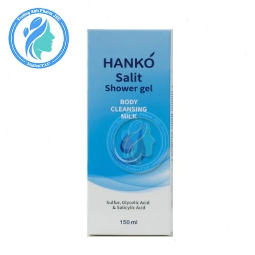 Sữa tắm Hanko Salit Shower Gel 150ml giup giảm mụn, nấm da