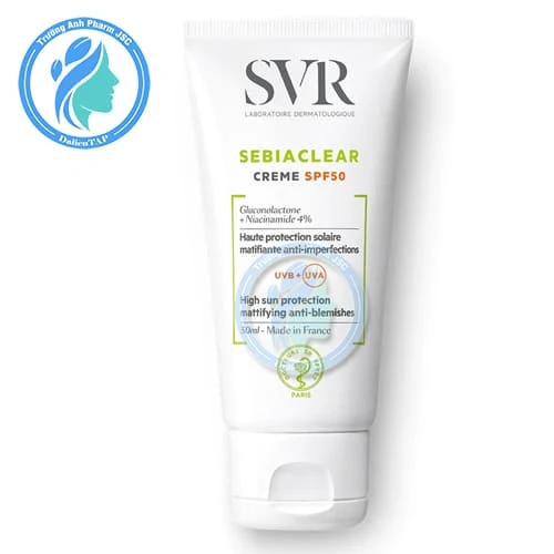 SVR Sebiaclear Creme SPF50 50ml - Giúp ngăn ngừa và giảm thiểu mụn