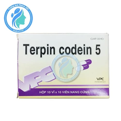 Terpin codein 5 VPC - Thuốc điều trị ho và long đờm
