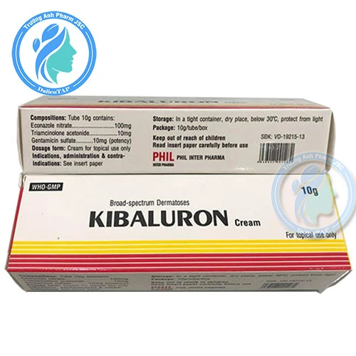 Kibaluron Cream 10g - Thuốc bôi ngoài da giúp điều trị nấm da hiệu quả