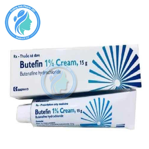 Butefin 1% Cream 15g - Thuốc điều trị nhiễm trùng và nhiễm nấm ngoài da