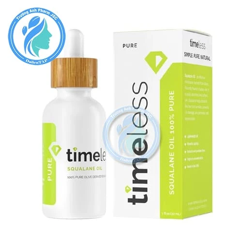 Timeless Squalane Oil 100% Pure 30ml - Serum chống lão hóa