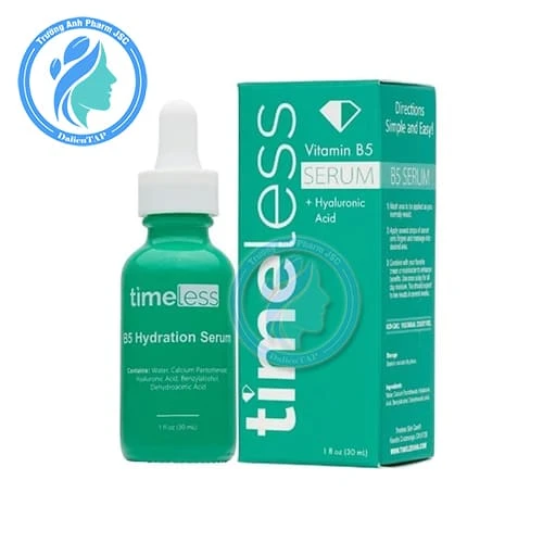 Timeless Vitamin B5 + Hyaluronic Acid Serum 30ml - Serum phục hồi và làm dịu da