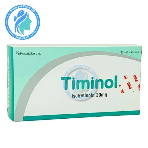 Timinol 20mg - Thuốc điều trị mụn trứng cá của Phil Inter Pharma