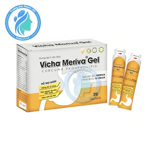 Vicha Meriva Gel - Hỗ trợ giảm acid dịch vị, bảo vệ niêm mạc dạ dày