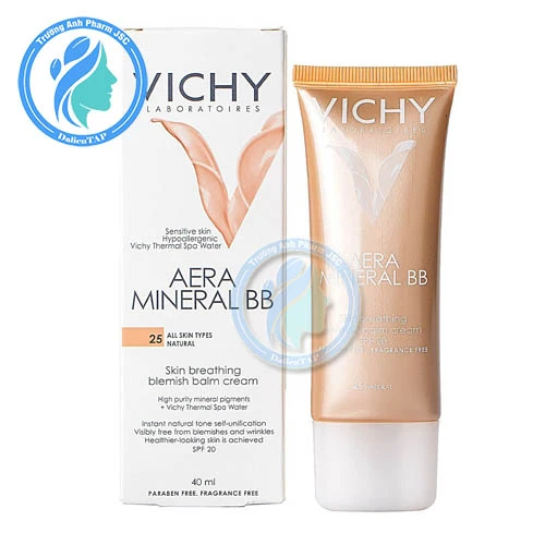 Vichy Aera Mineral BB 40ml (tone tự nhiên) - Kem nền và chống nắng hiệu quả