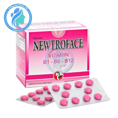 Viên nén Newtroface - Hỗ trợ bổ sung vitamin B1,B6, B12 cho cơ thể