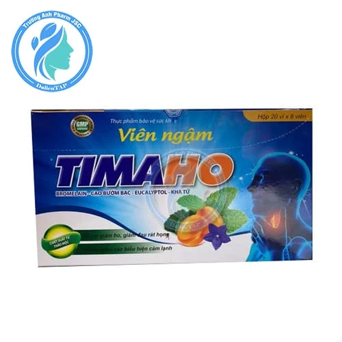 Viên ngậm Timaho - Hỗ trợ giảm ho và đau rát họng