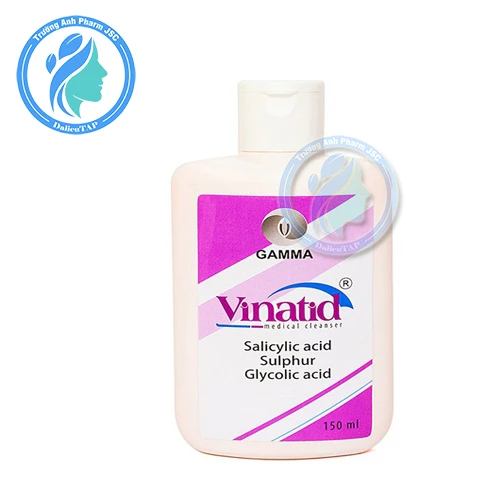 Vinatid Cleanser 150ml - Hỗ trợ điều trị bệnh ngoài da hiệu quả của Gamma chemicals