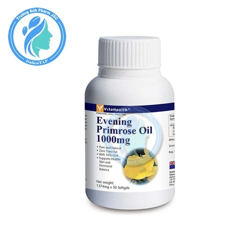 Vitahealth Evening Primrose Oil 1000mg - Viên uống dưỡng da