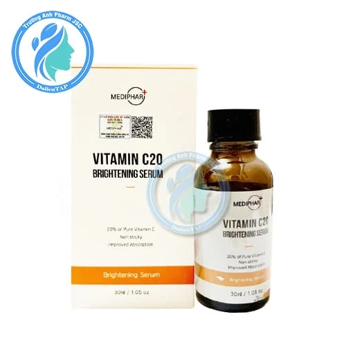 Vitamin C 20 Brightening Serum 30ml Mediphar - Giảm thâm mụn