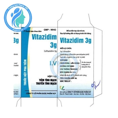 Vitazidim 3g VCP - Thuốc điều trị nhiễm khuẩn