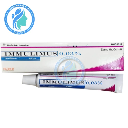 Immulimus 0,03% 10g - Thuốc trị eczema hiệu quả của MEDISUN