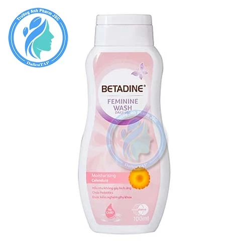 Betadine Moisturising Calendula 100ml - Dung dịch vệ sinh phụ nữ