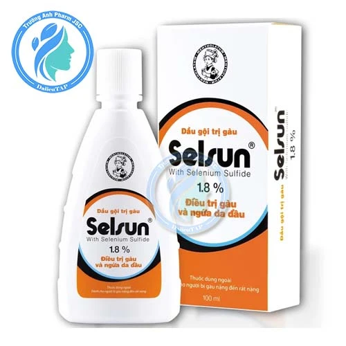 Dầu gội trị gàu Selsun 1,8% (chai 100ml) - Trị gàu hiệu quả
