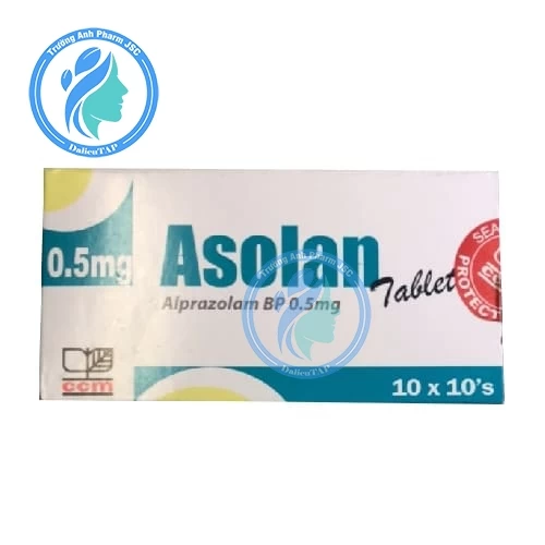 Asolan - Thuốc điều trị hội chứng hoảng sợ, lo âu