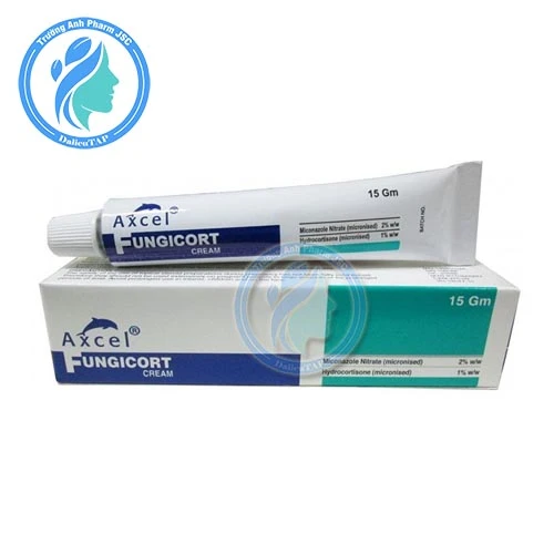 Axcel Fungicort Cream 15ml - Thuốc bôi điều trị viêm da, nấm