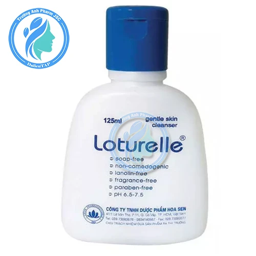 Sữa rửa mặt Loturelle 125ml - Giúp dưỡng da, sát khuẩn, ngừa mụn