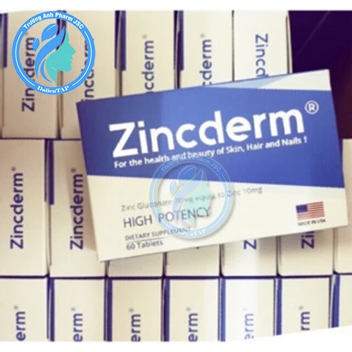 Zincderm - Viên uống bổ sung kẽm, tăng cường sức đề kháng