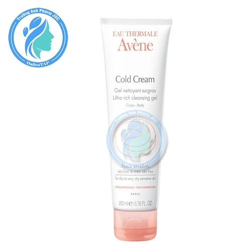Avene Cold Cream Ultra Rich Cleansing Gel 200ml - Gel làm sạch da
