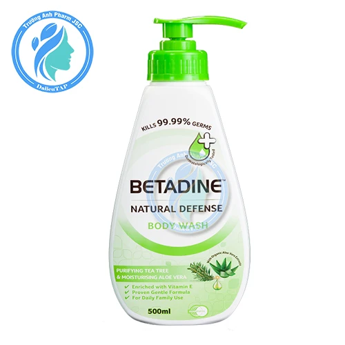 Sữa tắm Betadine 500ml (trà xanh, lô hội)