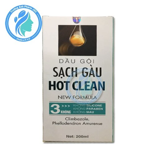 Hot Clean New Formula 200ml- Dầu gội trị gàu 