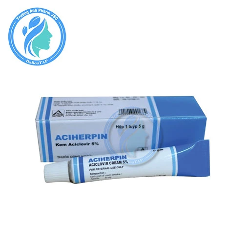 Aciherpin 5% Cream - Điều trị bệnh zona, thủy đậu hiệu quả
