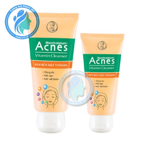 Acnes Vitamin Cleanser 50g - Kem rửa mặt sáng da, mờ thâm sẹo