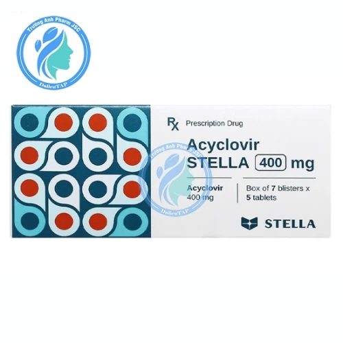 Acyclovir Stella 400mg - Điều trị nhiễm herpes simplex trên da