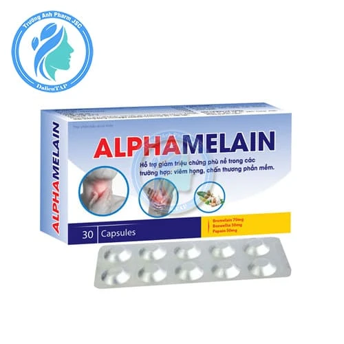 Alpha Melain Santex - Hỗ trợ giảm triệu chứng phù nề