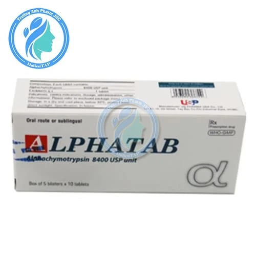 Alphatab US Pharma USA - Thuốc chống viêm, giảm phù nề