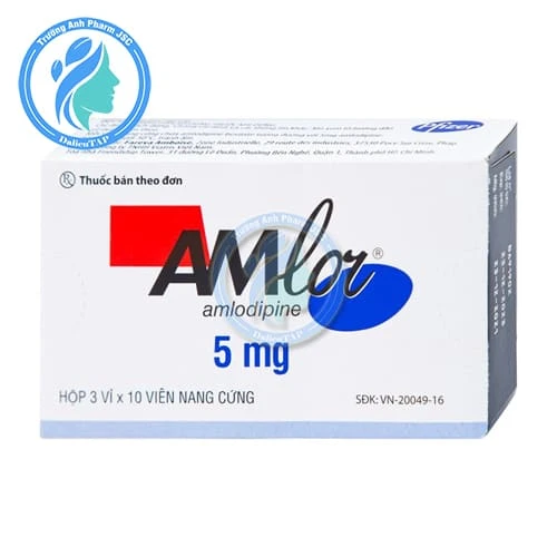 Amlor 5mg Pfizer - Thuốc điều trị tăng huyết áp