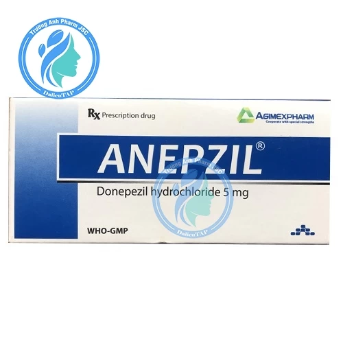 Anepzil 5mg Agimexpharm - Thuốc điều trị triệu chứng suy giảm trí nhớ