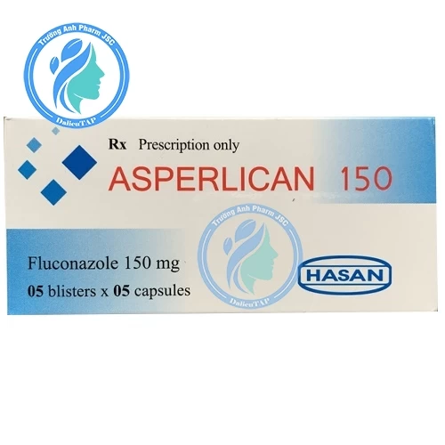 Asperlican 150 - Thuốc điều trị nhiễm nấm của Việt Nam