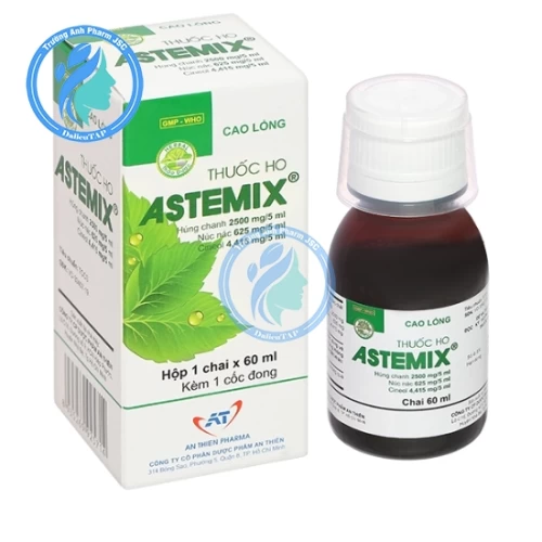 Thuốc ho Astemix 60ml - Điều trị ho, viêm họng, viêm phế quản