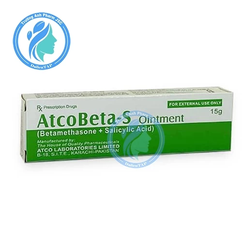 Atcobeta-S 15g - Thuốc điều trị các bệnh ngoài da của Pakistan