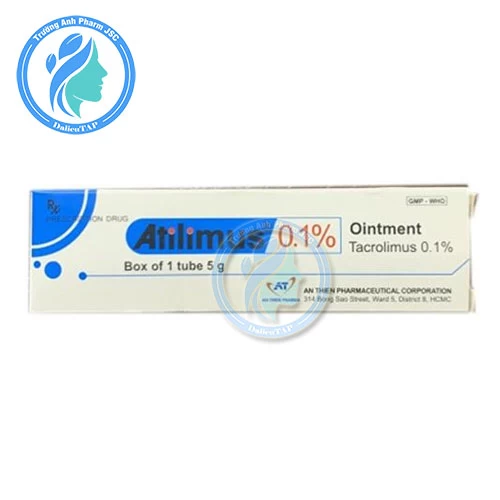 Atilimus 0.1% 10g - Thuốc mỡ trị chàm tức thời