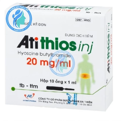 Atithios inj - Thuốc điều trị co thắt đường tiêu hóa