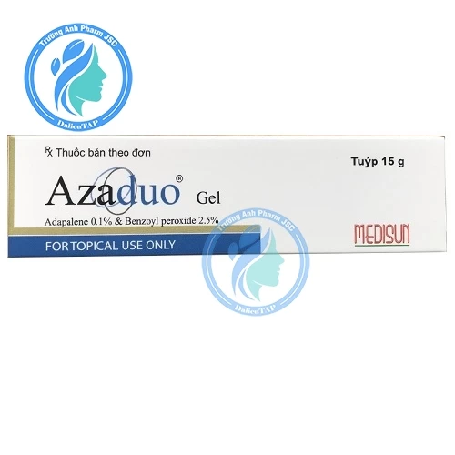 Azaduo Gel 15g - Thuốc bôi điều trị mụn trứng cá có nhân, có mủ