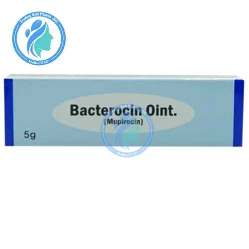 Bacterocin Oint 5g - Thuốc trị bỏng, viêm da, nhiễm khuẩn da