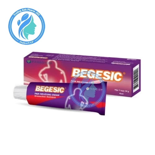 Begesic Cream 30g - Kem làm giảm đau cơ, trị côn trùng cắn