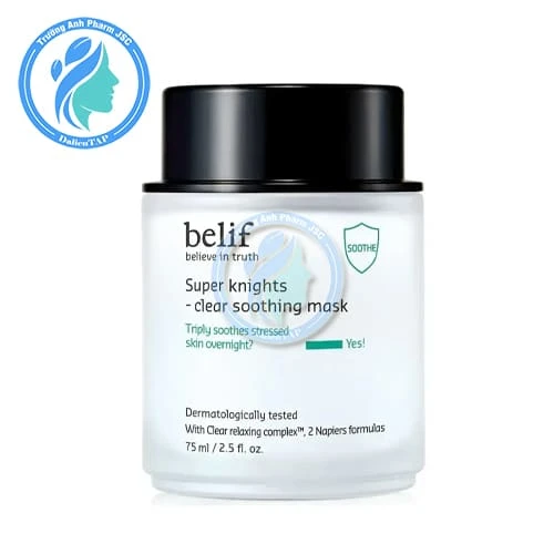 Belif Super Knight Clear Soothing Mask 75ml - Mặt nạ ngủ làm dịu da